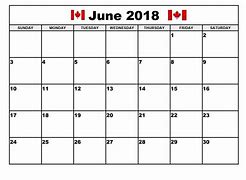 Image result for June 2018 Calendar Canada
