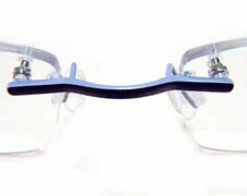 Image result for Replacement Eyeglass End Piece with Hinge for Frameless Glasses