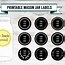 Image result for 1.5 Circle Label Template