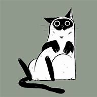 Image result for Funny Cute Cat Drawings