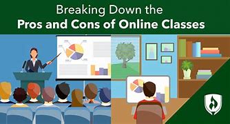 Image result for Bubble Chart Pros vs Cons Online Learning