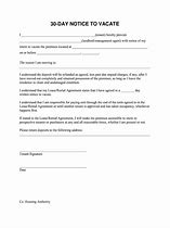 Image result for 30-Day Notice Free Template