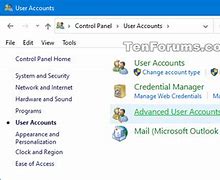 Image result for Advanced User Accounts