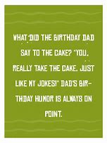 Image result for Birthday Dad Jokes