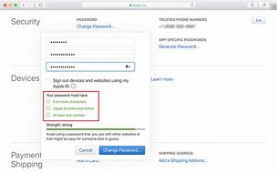 Image result for Apple ID Password Requirements