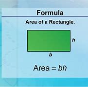Image result for Rectangular Area Formula