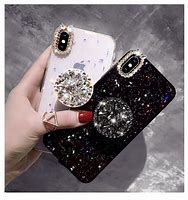 Image result for A Pink Sparkle Phone Case with Popsocket