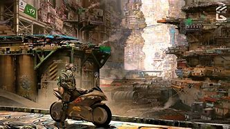 Image result for Futuristic Cyberpunk