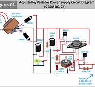 Image result for Adjustable DC Power Supply Schematic