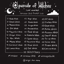 Image result for Inktober Character Prompts