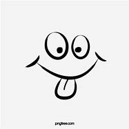 Image result for Silly Face Clip Art Black and White