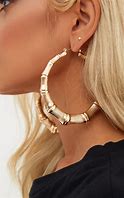 Image result for Large Gold Hoop Earrings