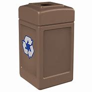 Image result for Brown Recycling Bin