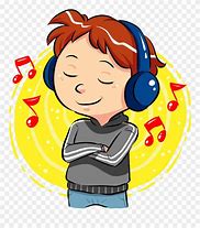 Image result for Kid Listening to Music Clip Art