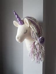Image result for Unicorn Head On Wall