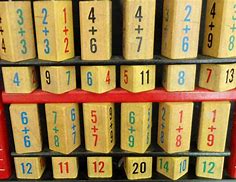 Image result for Vintage Schoolhouse Standing Wooden Abacus