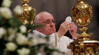 Image result for Pope Francis Celebrating Mass