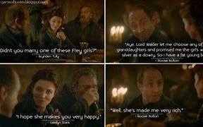 Image result for Game of Thrones Catelyn Stark Roose Bolton Red Wedding