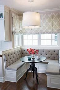 Image result for Upholstered Banquette Seating