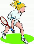 Image result for Girl Tennis Player Clip Art