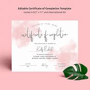 Image result for Blank Certificate of Completion