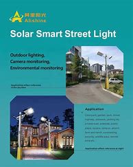 Image result for Solar Powered LED Street Lighting