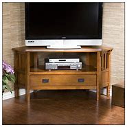 Image result for Corner TV Stand for 65 Inch Flat Screen