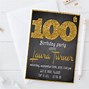 Image result for 100 Year Birthday Invitations