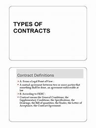 Image result for How Many Types of Contract