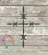 Image result for Barbed Wire Cross Clip Art