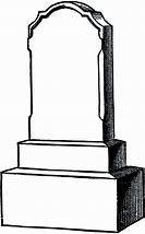 Image result for Blank Headstone Clip Art