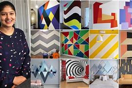 Image result for 3D Geometric Wall Design