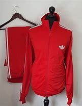 Image result for Red Adidas Tracksuit Men's