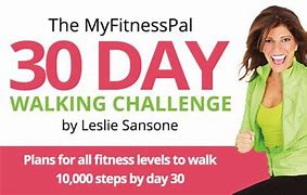 Image result for 30-Day Walking Challenge Sheet with Minutes