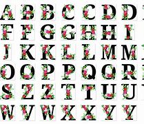 Image result for Rose Alphabet Letters Free
