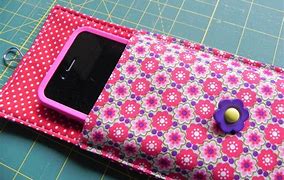 Image result for DIY Fabric Cell Phone Case