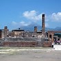 Image result for Pompeii Eruption People Running Painting