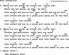 Image result for Turn Around Lyrics Michael Wyckoff