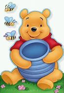 Image result for Cartoon Winnie the Pooh with Honey