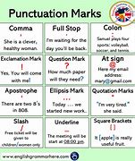 Image result for Punctuation Marks Sentences Examples