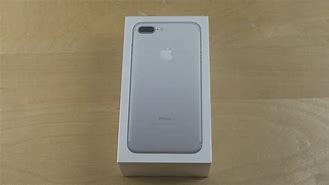 Image result for iPhone 7 Plus Silver with Box and Clear Case