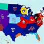Image result for MLB Fan Base Map