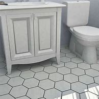 Image result for Small Hexagon Tile Bathroom Floor