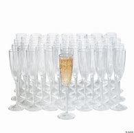 Image result for Champagne Flutes Plastic Bulk