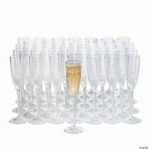 Image result for Burgundy Plastic Champagne Flutes