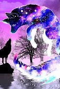 Image result for Galaxy Cute Anime Wolf with Wings