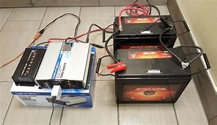 Image result for Backup Battery with Charger Setup