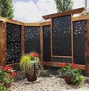 Image result for Commercial Privacy Fence Screen