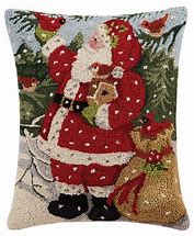 Image result for Hooked Christmas Pillows