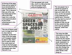 Image result for Annotated Newspaper Article